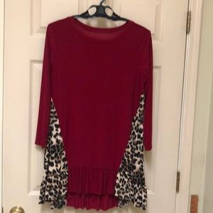 Tunic Top High Low Hem